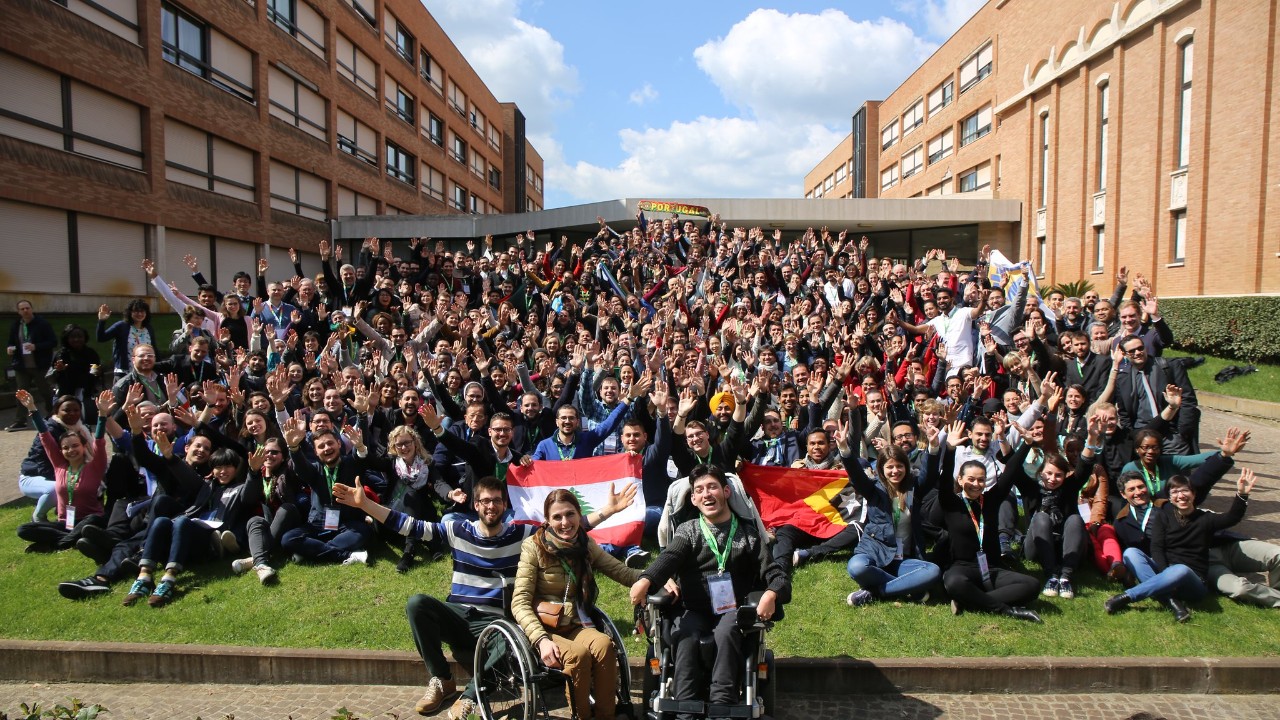 Foto di gruppo, pre-sinodo 2018