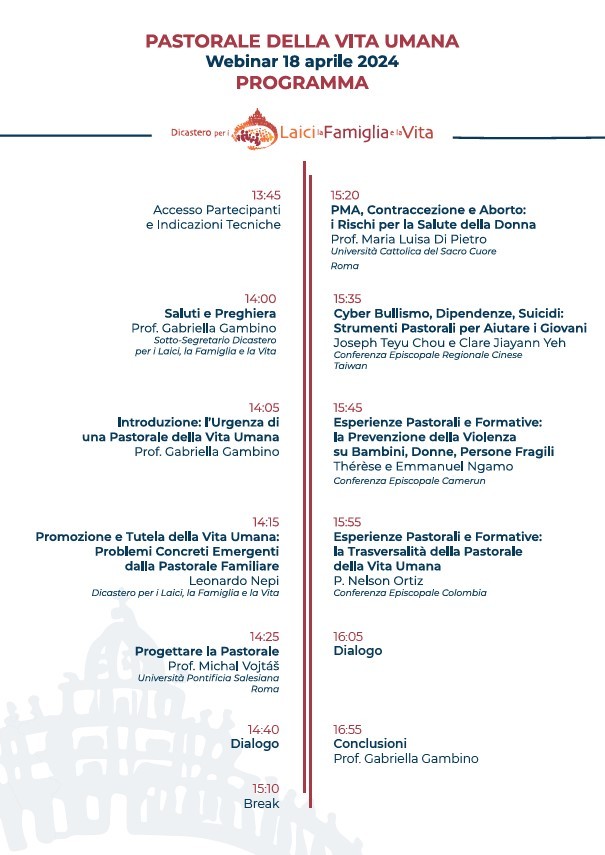 PastoraleVitaUmana_Programma_IT